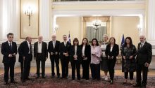 Η Πρόεδρος της Δημοκρατίας Κατερίνα Σακελλαροπούλου, σε ειδική τελετή στο Προεδρικό Μέγαρο, απένειμε τα παράσημα: