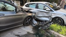 Δυο τροχαία ατυχήματα σήμερα το πρωί στα Βριλήσσια.