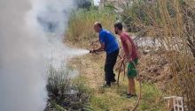 Πυρκαγιά εκδηλώθηκε σήμερα το μεσημέρι σε οικόπεδο κατοικίας στα όρια Βριλησσίων και Χαλανδρίου.